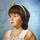 Детский портрет - картина маслом